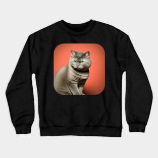 British Shorthair Cat Crewneck Sweatshirt